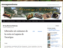 Tablet Screenshot of monagasextrema.wordpress.com