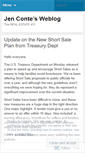 Mobile Screenshot of jenconte.wordpress.com
