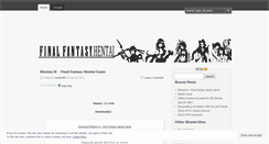 Desktop Screenshot of finalfantasyh.wordpress.com