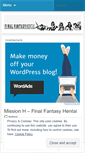Mobile Screenshot of finalfantasyh.wordpress.com