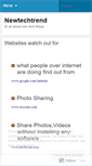 Mobile Screenshot of newtechtrend.wordpress.com