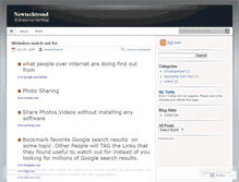 Tablet Screenshot of newtechtrend.wordpress.com