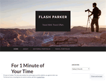 Tablet Screenshot of flashparker.wordpress.com