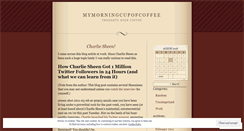 Desktop Screenshot of mymorningcupofcoffee.wordpress.com