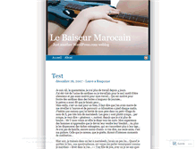 Tablet Screenshot of lebaiseurmarocain.wordpress.com