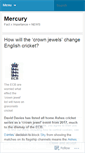 Mobile Screenshot of mercuryse7en.wordpress.com