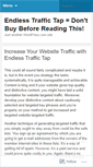 Mobile Screenshot of endlesstraffictaps.wordpress.com