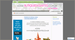 Desktop Screenshot of butiquedasartes.wordpress.com