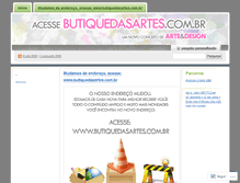 Tablet Screenshot of butiquedasartes.wordpress.com