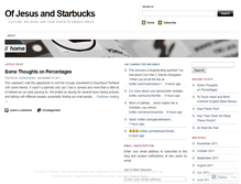 Tablet Screenshot of jesusandstarbucks.wordpress.com