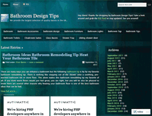 Tablet Screenshot of bathroomtips.wordpress.com