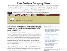 Tablet Screenshot of lionbrothers.wordpress.com