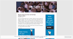 Desktop Screenshot of getnativeart.wordpress.com