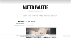 Desktop Screenshot of mutedpalette.wordpress.com