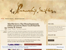 Tablet Screenshot of penmanshipsmitten.wordpress.com