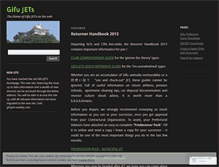Tablet Screenshot of gifujets.wordpress.com
