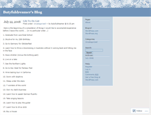 Tablet Screenshot of butyfuldreamer.wordpress.com