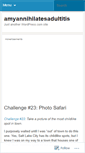Mobile Screenshot of amyannihilatesadultitis.wordpress.com