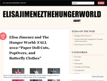 Tablet Screenshot of elisajimenezthehungerworld.wordpress.com