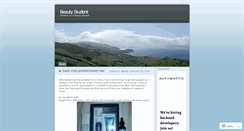 Desktop Screenshot of beautystudent.wordpress.com