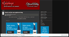 Desktop Screenshot of epiphoneblog.wordpress.com
