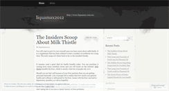 Desktop Screenshot of liquamax2012.wordpress.com