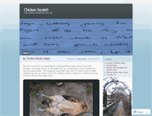 Tablet Screenshot of chicscratch.wordpress.com