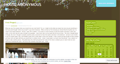 Desktop Screenshot of houseanonymous.wordpress.com