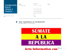 Tablet Screenshot of carabanchel.wordpress.com