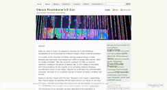 Desktop Screenshot of gracefulsemiotics.wordpress.com