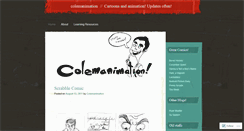 Desktop Screenshot of colemanimation.wordpress.com
