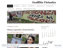 Tablet Screenshot of grafitisvirtuales.wordpress.com