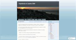 Desktop Screenshot of experiencialarache09.wordpress.com