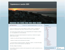 Tablet Screenshot of experiencialarache09.wordpress.com