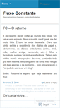 Mobile Screenshot of fluxoconstante.wordpress.com