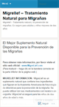 Mobile Screenshot of migreliefmigranastratamientonatural.wordpress.com