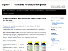 Tablet Screenshot of migreliefmigranastratamientonatural.wordpress.com