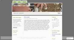 Desktop Screenshot of josfamilydaycare.wordpress.com