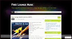 Desktop Screenshot of freeloungemusic.wordpress.com