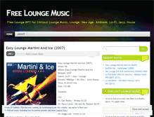 Tablet Screenshot of freeloungemusic.wordpress.com