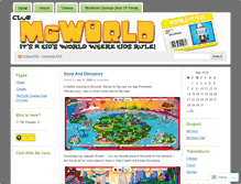 Tablet Screenshot of clubmcworld.wordpress.com