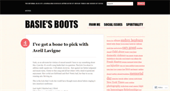 Desktop Screenshot of basiesboots.wordpress.com