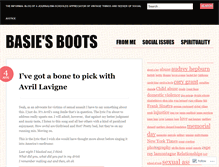 Tablet Screenshot of basiesboots.wordpress.com