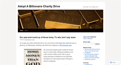 Desktop Screenshot of billionairecharity.wordpress.com