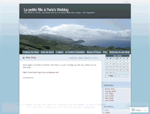 Tablet Screenshot of lapetitefilleaparis.wordpress.com