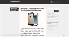 Desktop Screenshot of leviwitherbee.wordpress.com