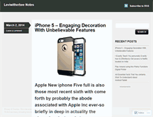 Tablet Screenshot of leviwitherbee.wordpress.com