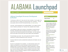 Tablet Screenshot of alabamalaunchpad.wordpress.com