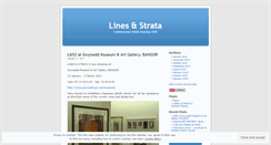 Desktop Screenshot of linesandstrata.wordpress.com