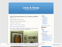 Tablet Screenshot of linesandstrata.wordpress.com